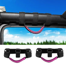For Jeep Wrangler JK JL & Gladiator JT Roll Bar Grab Handle Paracord Grip Handle 2PCS RT-TCZ