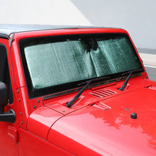For Jeep Wrangler JK TJ Front Windshield Sunshade Sun Shade Heat Shield Sun Visor Mat RT-TCZ