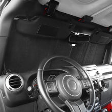For Jeep Wrangler JK TJ Front Windshield Sunshade Sun Shade Heat Shield Sun Visor Mat RT-TCZ