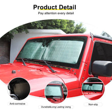 For Jeep Wrangler JK TJ Front Windshield Sunshade Sun Shade Heat Shield Sun Visor Mat RT-TCZ