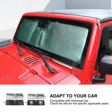For Jeep Wrangler JK TJ Front Windshield Sunshade Sun Shade Heat Shield Sun Visor Mat RT-TCZ