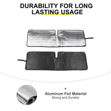 For Jeep Wrangler JK TJ Front Windshield Sunshade Sun Shade Heat Shield Sun Visor Mat RT-TCZ