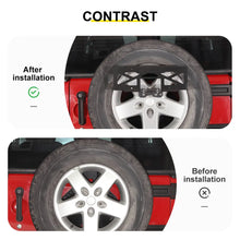 For Jeep Wrangler JK TJ Rear Tailgate Spare Tire License Plate Holder Accessories RT-TCZ