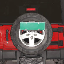 For Jeep Wrangler JK TJ Rear Tailgate Spare Tire License Plate Holder Accessories RT-TCZ