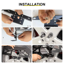 For Jeep Wrangler JK TJ Rear Tailgate Spare Tire License Plate Holder Accessories RT-TCZ
