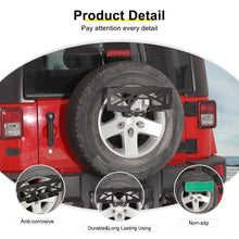 For Jeep Wrangler JK TJ Rear Tailgate Spare Tire License Plate Holder Accessories RT-TCZ