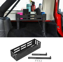 For Jeep Wrangler JK & JL Rear Cargo Side Basket Rack Solid Metal Luggage Storage Carrier RT-TCZ