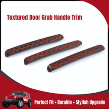 For Jeep Wrangler JKU 4Doors Exterior Door Grab Handle Insert Trim 5PCS RT-TCZ