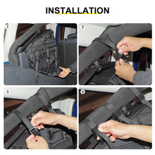 For Jeep Wrangler JKU JLU Interior Car Rear Trunk Multi-Pockets Roll Cage Bar Storage Bag (2 pcs) RT-TCZ
