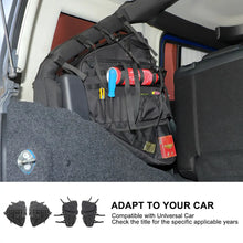 For Jeep Wrangler JKU JLU Interior Car Rear Trunk Multi-Pockets Roll Cage Bar Storage Bag (2 pcs) RT-TCZ