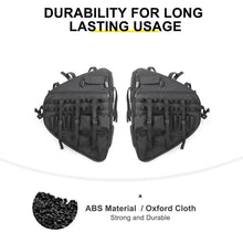 For Jeep Wrangler JKU JLU Interior Car Rear Trunk Multi-Pockets Roll Cage Bar Storage Bag (2 pcs) RT-TCZ