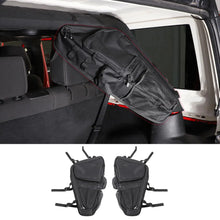 For Jeep Wrangler JKU JLU Interior Car Rear Trunk Multi-Pockets Roll Cage Bar Storage Bag (2 pcs) RT-TCZ