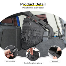For Jeep Wrangler JKU JLU Interior Car Rear Trunk Multi-Pockets Roll Cage Bar Storage Bag (2 pcs) RT-TCZ