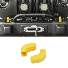 For Jeep Wrangler JK, JL & Gladiator JT Front Bumper Tow Hook Cover Trim – Exterior Accent RT-TCZ