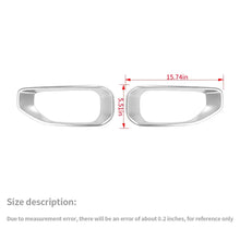 For Jeep Wrangler JL/Gladiator JT 2018+ Front Fog Lamp Decorative Frame Accessories RT-TCZ