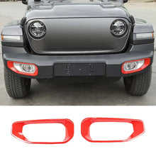 For Jeep Wrangler JL & Gladiator JT Fog Light Bezel Cover Trim – International/Export-Spec Compact Silver Fog Bezel Only RT-TCZ