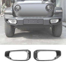 For Jeep Wrangler JL & Gladiator JT Fog Light Bezel Cover Trim – International/Export-Spec Compact Silver Fog Bezel Only RT-TCZ