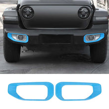 For Jeep Wrangler JL & Gladiator JT Fog Light Bezel Cover Trim – International/Export-Spec Compact Silver Fog Bezel Only RT-TCZ