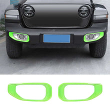 For Jeep Wrangler JL & Gladiator JT Fog Light Bezel Cover Trim – International/Export-Spec Compact Silver Fog Bezel Only RT-TCZ