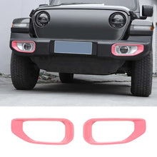 For Jeep Wrangler JL/Gladiator JT 2018+ Front Fog Lamp Decorative Frame Accessories RT-TCZ