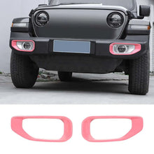 For Jeep Wrangler JL & Gladiator JT Fog Light Bezel Cover Trim – International/Export-Spec Compact Silver Fog Bezel Only RT-TCZ