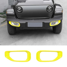 For Jeep Wrangler JL & Gladiator JT Fog Light Bezel Cover Trim – International/Export-Spec Compact Silver Fog Bezel Only RT-TCZ