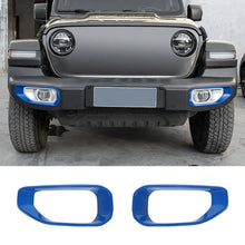 For Jeep Wrangler JL & Gladiator JT Fog Light Bezel Cover Trim – International/Export-Spec Compact Silver Fog Bezel Only RT-TCZ