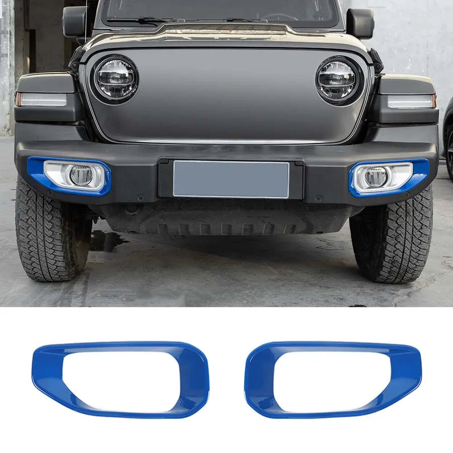 For Jeep Wrangler JL/Gladiator JT 2018+ Front Fog Lamp Decorative