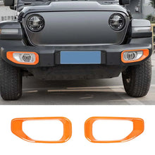For Jeep Wrangler JL & Gladiator JT Fog Light Bezel Cover Trim – International/Export-Spec Compact Silver Fog Bezel Only RT-TCZ