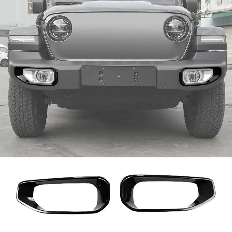 For Jeep Wrangler JL/Gladiator JT 2018+ Front Fog Lamp Decorative