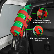 For Jeep Wrangler JL JT JK TJ CJ YJ Bandage Roll Bar Fire Extinguisher Holder Zipper Style Large RT-TCZ