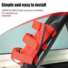 For Jeep Wrangler JL JT JK TJ CJ YJ Bandage Roll Bar Fire Extinguisher Holder Zipper Style Large RT-TCZ
