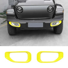 For Jeep Wrangler JL & Gladiator JT Fog Light Bezel Cover Trim – International/Export-Spec Compact Silver Fog Bezel Only RT-TCZ