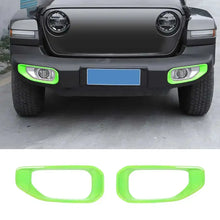 For Jeep Wrangler JL & Gladiator JT Fog Light Bezel Cover Trim – International/Export-Spec Compact Silver Fog Bezel Only RT-TCZ
