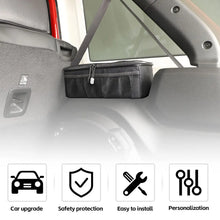 For Jeep Wrangler JLU 4Door 2024+ Black Interior Side Storage Bag Rear Trunk Organizer RT-TCZ