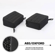 For Jeep Wrangler JLU 4Door 2024+ Black Interior Side Storage Bag Rear Trunk Organizer RT-TCZ