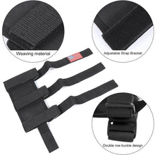 For Jeep Wrangler TJ CJ YJ JK JKU JL JLU JT Roll Bar Fire Extinguisher Binding Tape 2.5-3LB Adjustable Strap Bracket Mount RT-TCZ