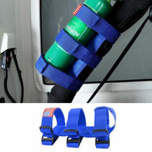 For Jeep Wrangler TJ CJ YJ JK JKU JL JLU JT Roll Bar Fire Extinguisher Binding Tape 2.5-3LB Adjustable Strap Bracket Mount RT-TCZ