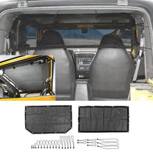 For Jeep Wrangler TJ Car Rear Trunk Sun Shade Top Insulation Net Cover Kit (2 pcs) RT-TCZ