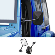 For Jeep Wrangler TJ JK JKU Door Off Mirrors Rear View Quick Release Mirrors RT-TCZ