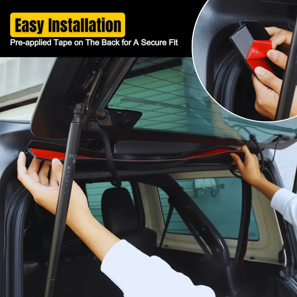 RT-TCZ Rear Window Rain Driverter Rain Gutter Drip Rail for 2011-2022 ...