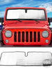 For Jeep Wrangler TJ JK JKU Windshield Sunshade Heat Shield Sun Visor Mat RT-TCZ