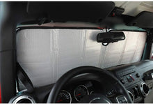 For Jeep Wrangler TJ JK JKU Windshield Sunshade Heat Shield Sun Visor Mat RT-TCZ