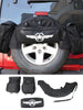 For Jeep Wrangler TJ JK JL 4PCS Spare Tire Storage Bag Cargo Organizer Bag Kit RT-TCZ