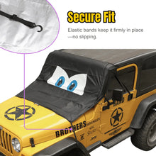 For Jeep Wrangler TJ JK JL JT Front Windshield Protection Anti Sunshade & Snow Shield Cover RT-TCZ