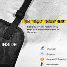 For Jeep Wrangler TJ JK JL JT Front Windshield Protection Anti Sunshade & Snow Shield Cover RT-TCZ