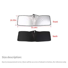 For Jeep Wrangler TJ JK JL JT Front Windshield Sun Shade Heat Shield UV Visor RT-TCZ