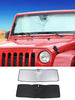 For Jeep Wrangler TJ JK JL JT Front Windshield Sunshade – UV Protection Heat Shield Visor for Car Interior RT-TCZ