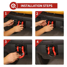 For Jeep Wrangler TJ JK JL JT / Grand Cherokee/ Cherokee/ Renegade/ Compass/ Patriot Car Trailer Hook U-shaped Anti Detachment Shackle RT-TCZ