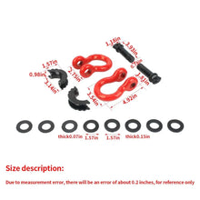 For Jeep Wrangler TJ JK JL JT / Grand Cherokee/ Cherokee/ Renegade/ Compass/ Patriot Car Trailer Hook U-shaped Anti Detachment Shackle RT-TCZ